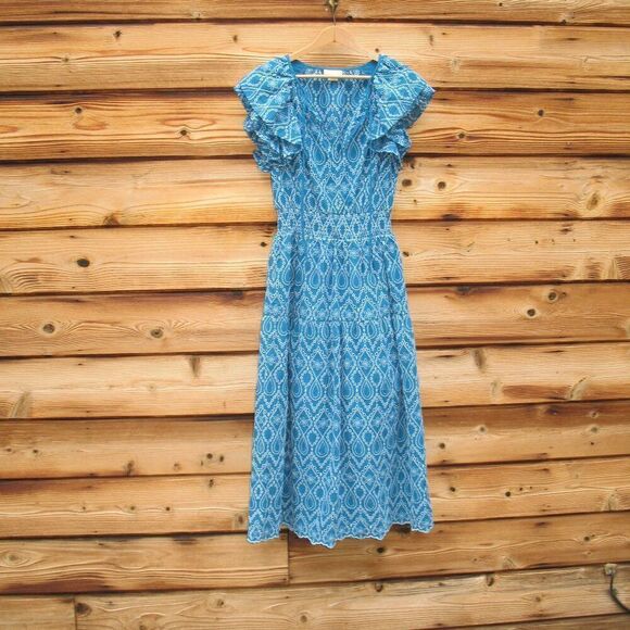 Shoshanna Zona Eyelet Midi Dress - Picture 4 of 13